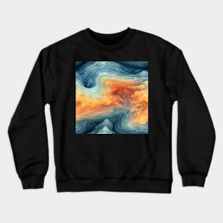 Abstract Smoke Colorful Crewneck Sweatshirt